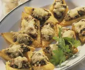 Polentaecken mit Pilzcreme