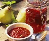 Preiselbeerkonfitüre mit Birnen