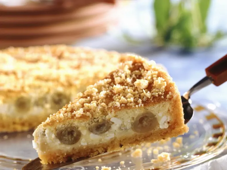 Stachelbeer-Frischkäse-Kuchen