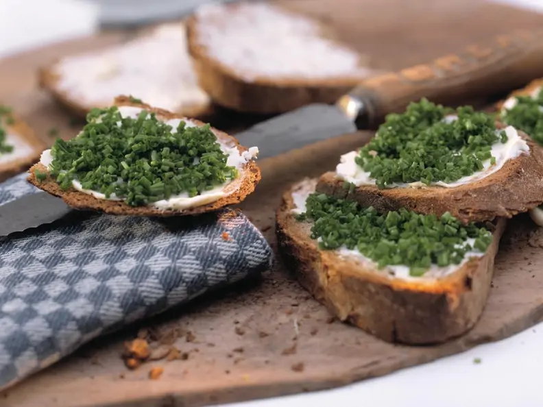 Schnittlauch-Brote