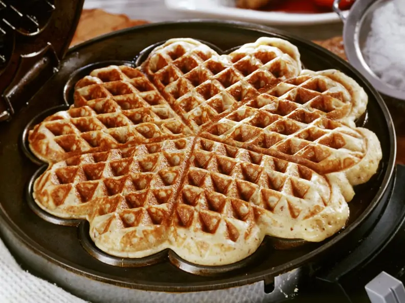 Süße Nusswaffeln