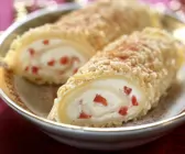 Frischkäse-Paprika-Rolle