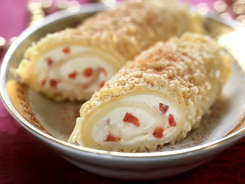 Frischkäse-Paprika-Rolle