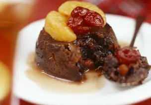 Englischer Weihnachtspudding