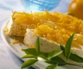 Reiskuchen mit Orangenfilets