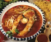 Fischsuppe mit Karpfen auf ungarische Art