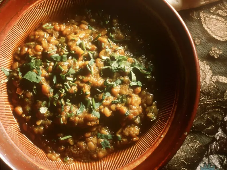 Linsencurry mit Koriander