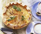 Einfacher Apfelkuchen aus Mürbeteig