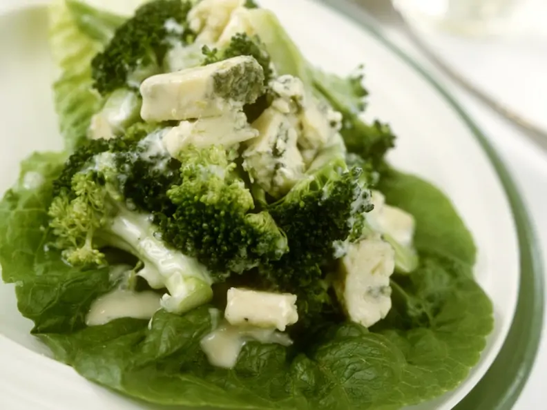 Brokkoli mit Blauschimmelkäse