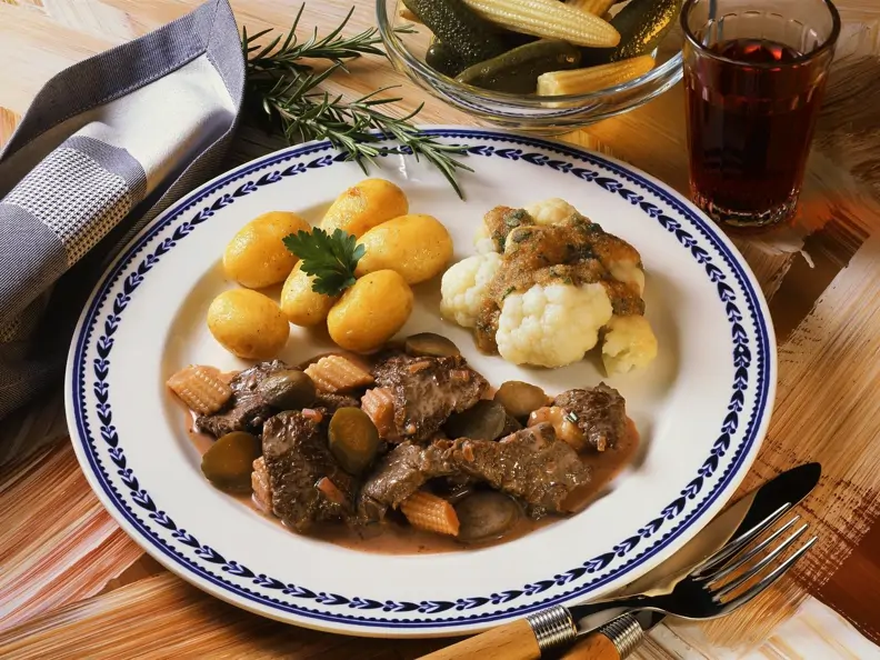 Ragout aus Rinderfiletspitzen