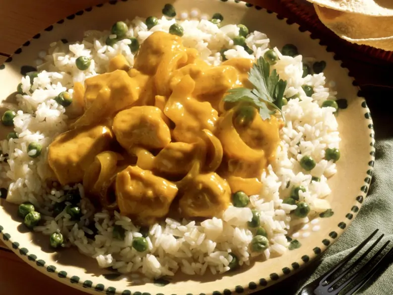 Hähnchencurry mit Basmatireis