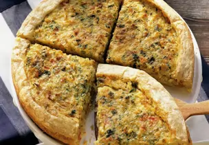Kartoffelquiche auf Schweizer Art (Wähe)
