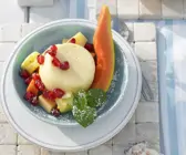 Maracujacreme mit Südfrüchten