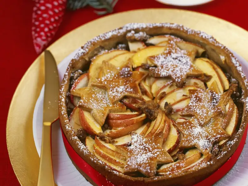 Apfelkuchen zu Weihnachten