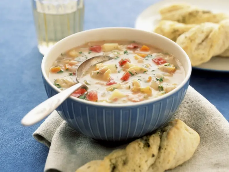 Maissuppe nach amerikanischer Art