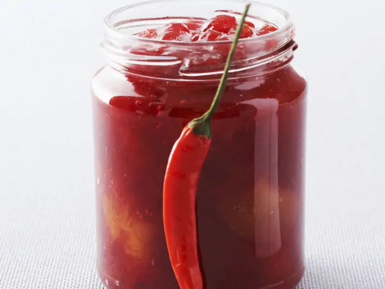 Pflaumenmarmelade mit Chili