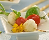 Mozzarella-Tomaten-Spieß