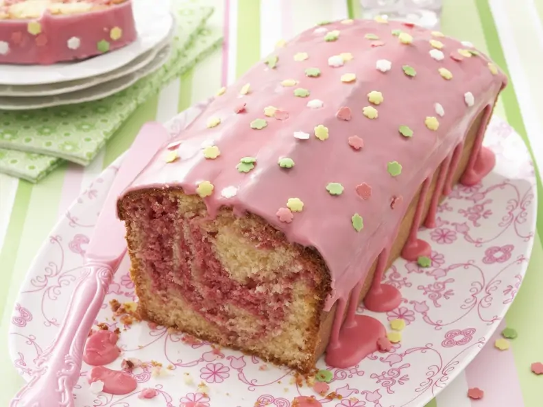 Himbeer-Marmorkuchen