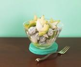 Fruchtsalat mit exotischem Obst