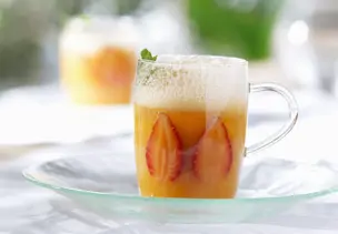 Kalte Erdbeer-Melonen-Suppe