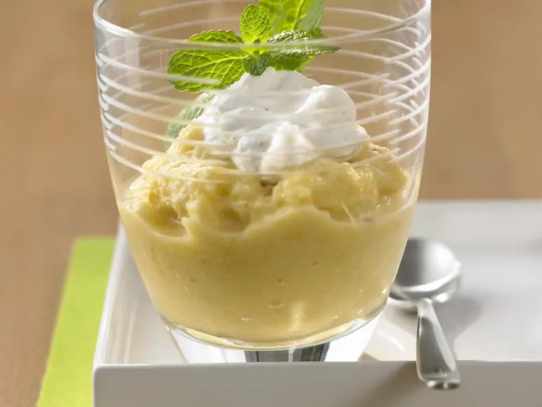 Ananas-Ingwer-Sorbet