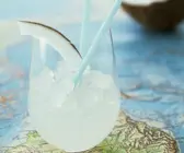 Cocktail mit Kokosmilch