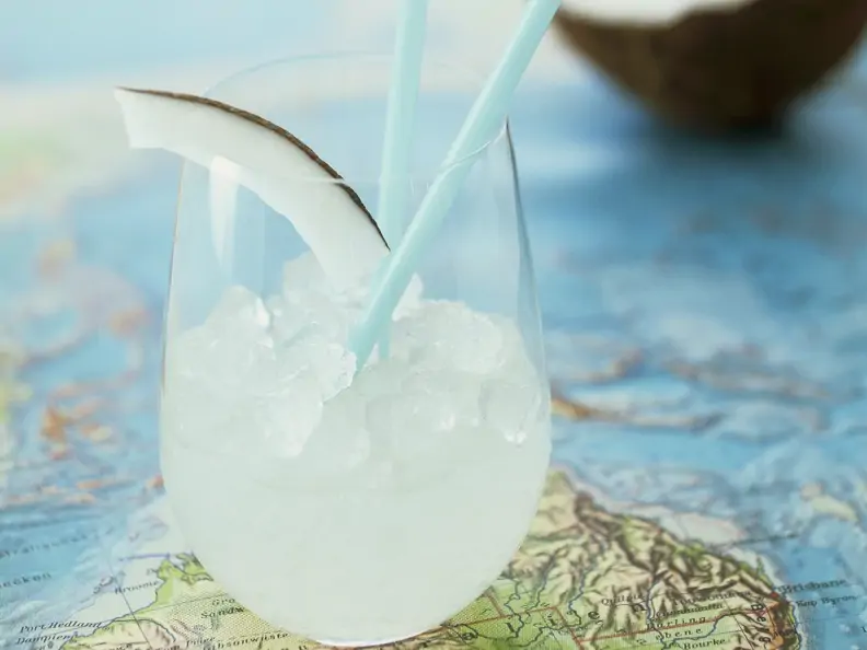 Cocktail mit Kokosmilch