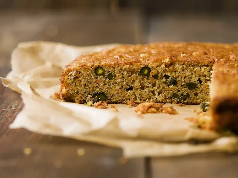 Kürbis-Pistazien-Kuchen