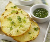 Chili-Ananas mit Limettensirup