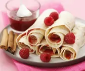 Himbeer-Crêpes