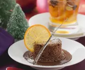 Kleiner Weihnachtsschokokuchen