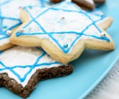 Sternplätzchen zum Hannukah-Fest