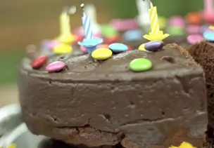Schokokuchen mit Schokolinsen