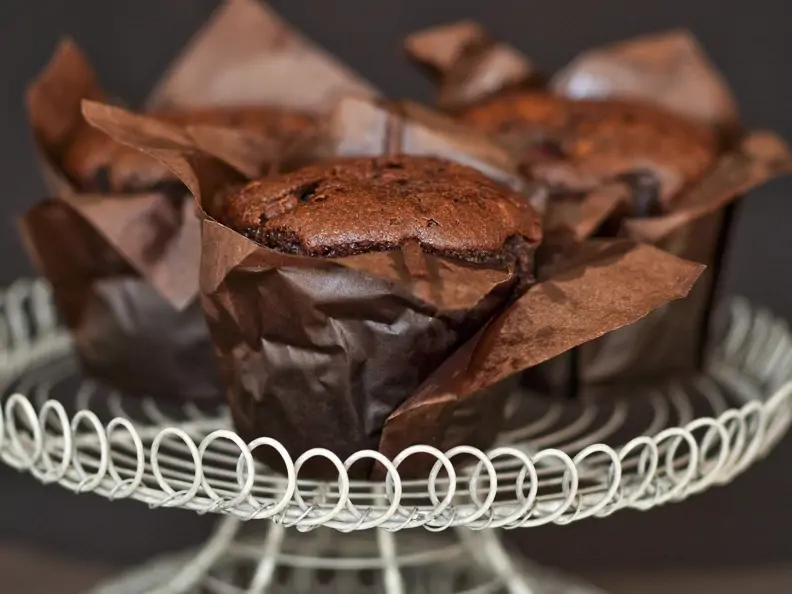 Vegane Schokomuffins