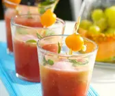 Melonen-Traubensuppe