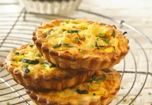Tarteletts mit Gemüse