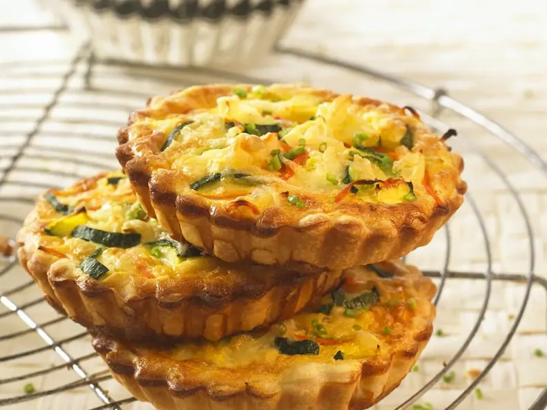 Tarteletts mit Gemüse