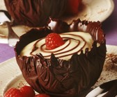 Weiße Mousse au chocolat