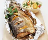 Lachs in Folie gebacken