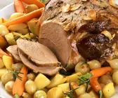 Lammkeule mit Schmorgemüse
