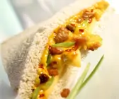 Sandwich vom Curryhühnchen