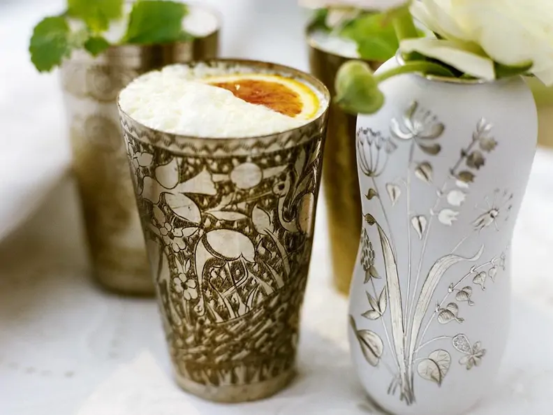 Milchshake mit Orange