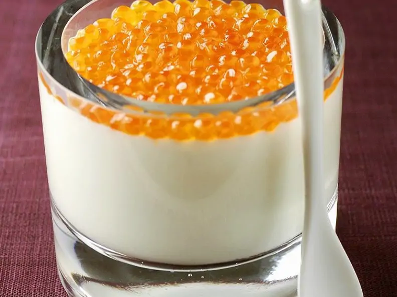 Gurkencreme mit Kaviar