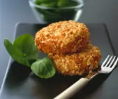 Gebratene Fischfrikadellen