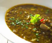 Linsen-Knoblauchsuppe