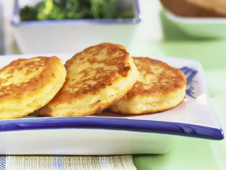 Quarkpflänzchen mit Grünkohl
