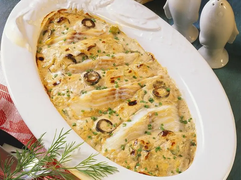 Gebackener Kabeljau