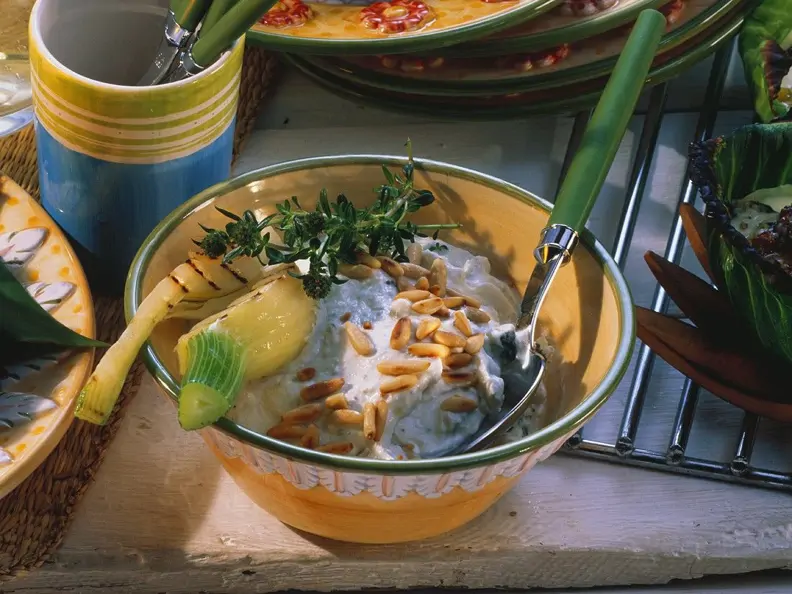 Gegrillter Fenchel mit Dip