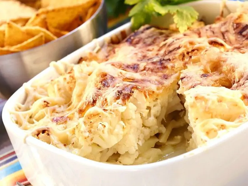 Kartoffelgratin mit Blumenkohl