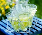 Bowle mit Weintrauben